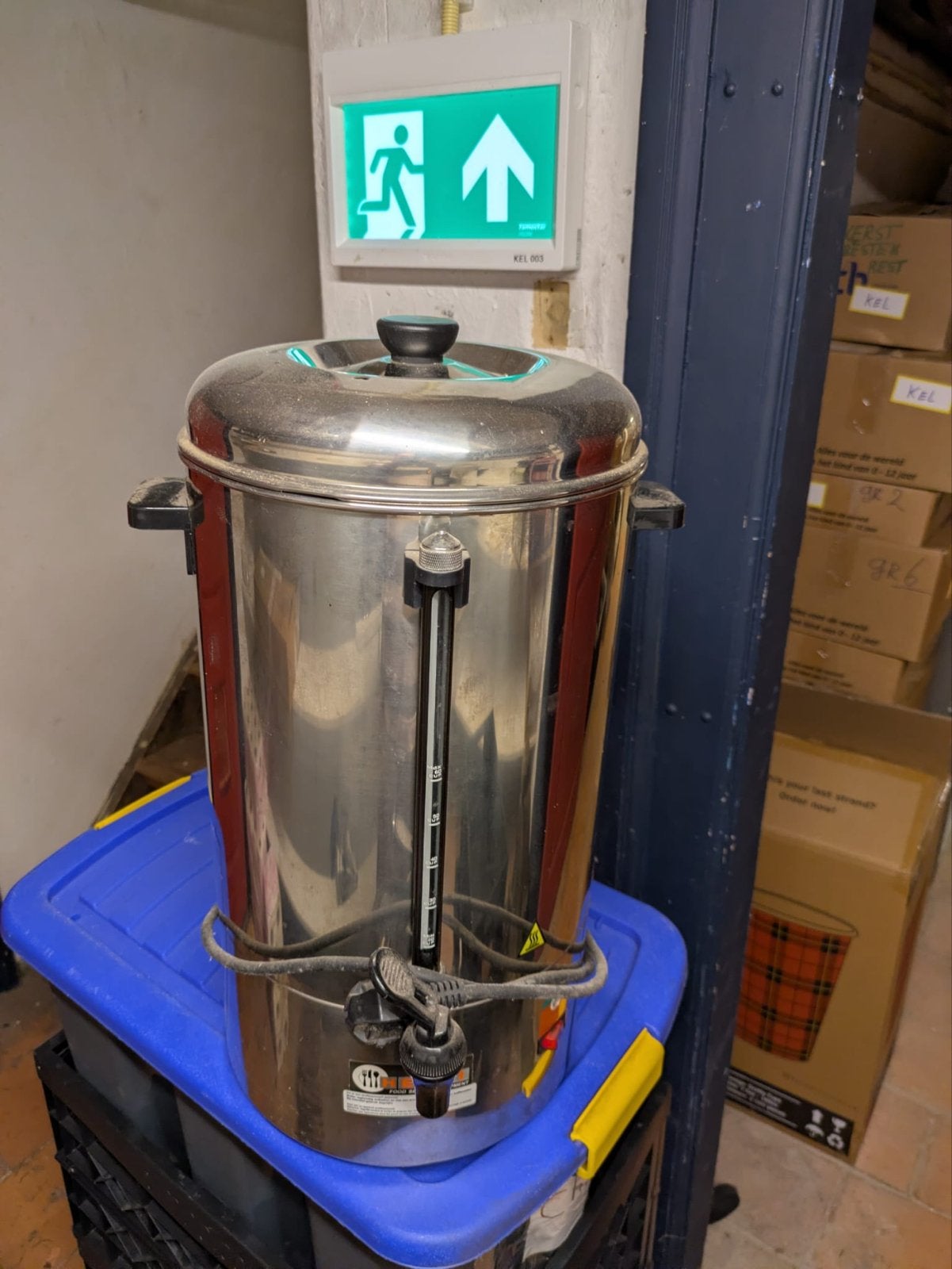 Grote koffie percolator - 60 kopjes, Ophalen, Gebruikt, 10 kopjes of meer, Koffiemachine
