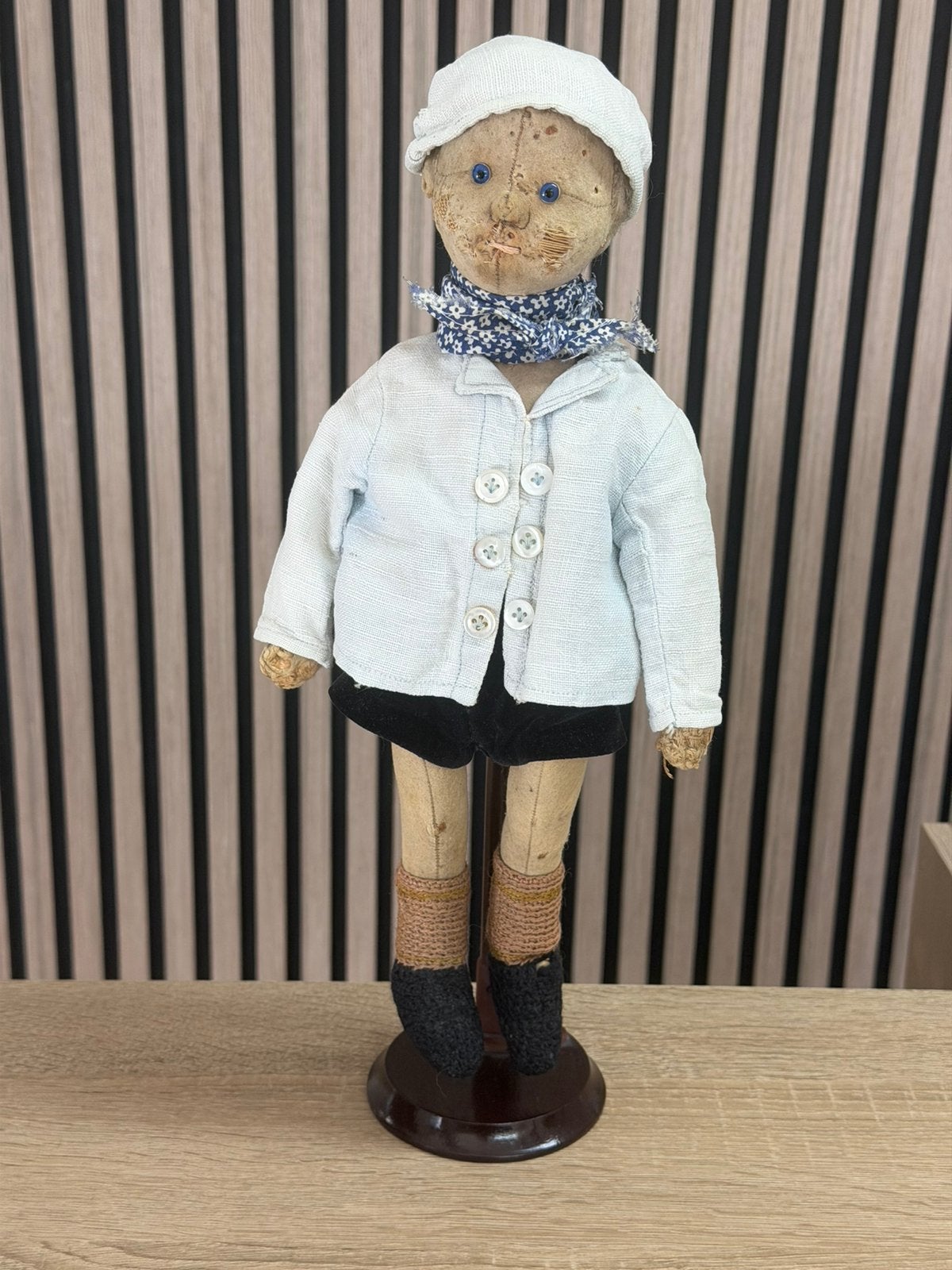 Unieke antieke Steiff pop (1910-1920) - 37CM -, Ophalen of Verzenden