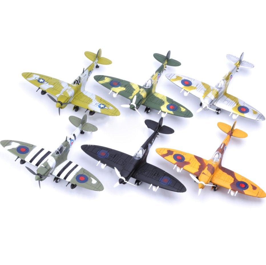 6x Model Vliegtuig / Modelbouw Modelvliegtuig Oorlog Leger, Hobby en Vrije tijd, Modelbouw | Vliegtuigen en Helikopters, Overige merken