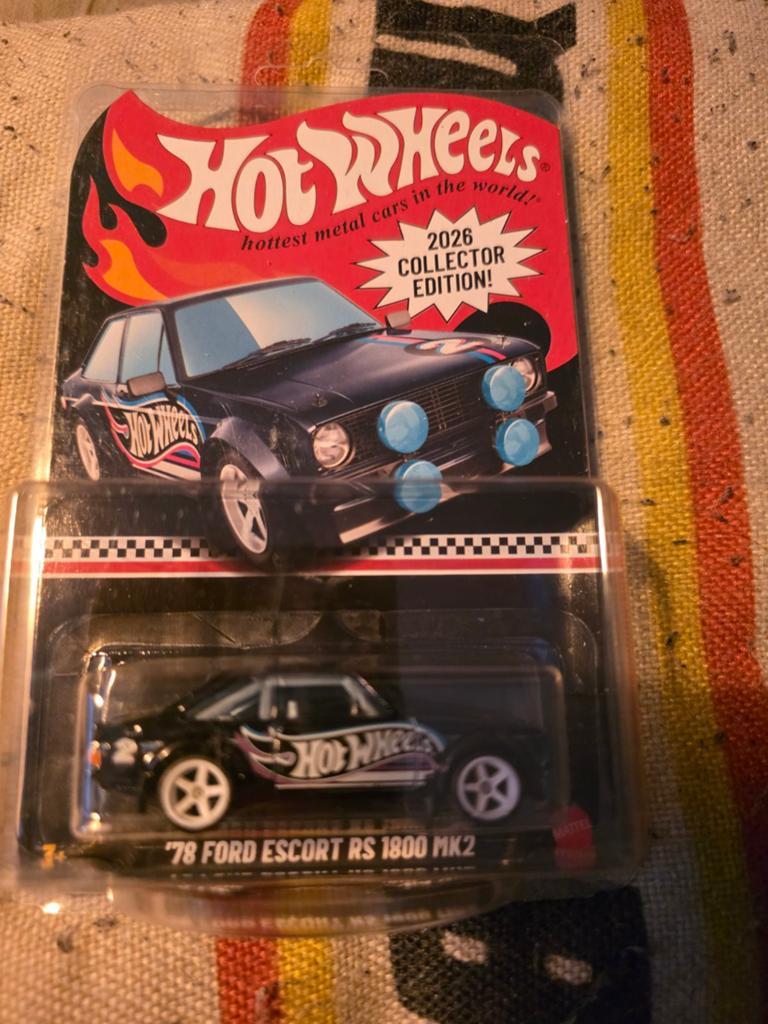Hot Wheels '78 Ford Escort RS 1800 MK2 Collector Edition, Matel, Onbekend, Nieuw, Ophalen of Verzenden