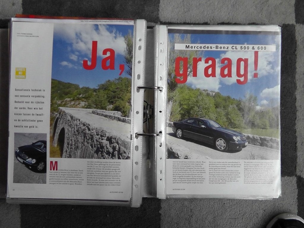 Mercedes CL 600 coupe C215 / S 600 W220 ? 12x autotest lezen, Boeken, Auto's | Folders en Tijdschriften, Gelezen, Mercedes, Ophalen