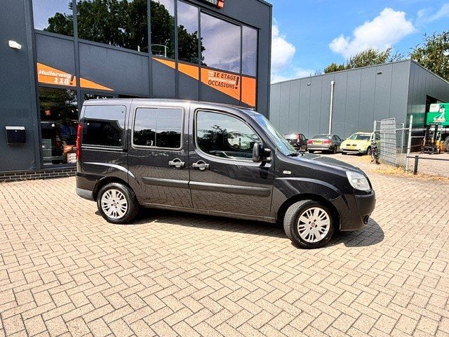 Fiat Doblò 1.4 Malibu/airco/pdc/2 schuifdeur, Auto's, Fiat, Voorwielaandrijving, Gebruikt, 4 cilinders, Zwart