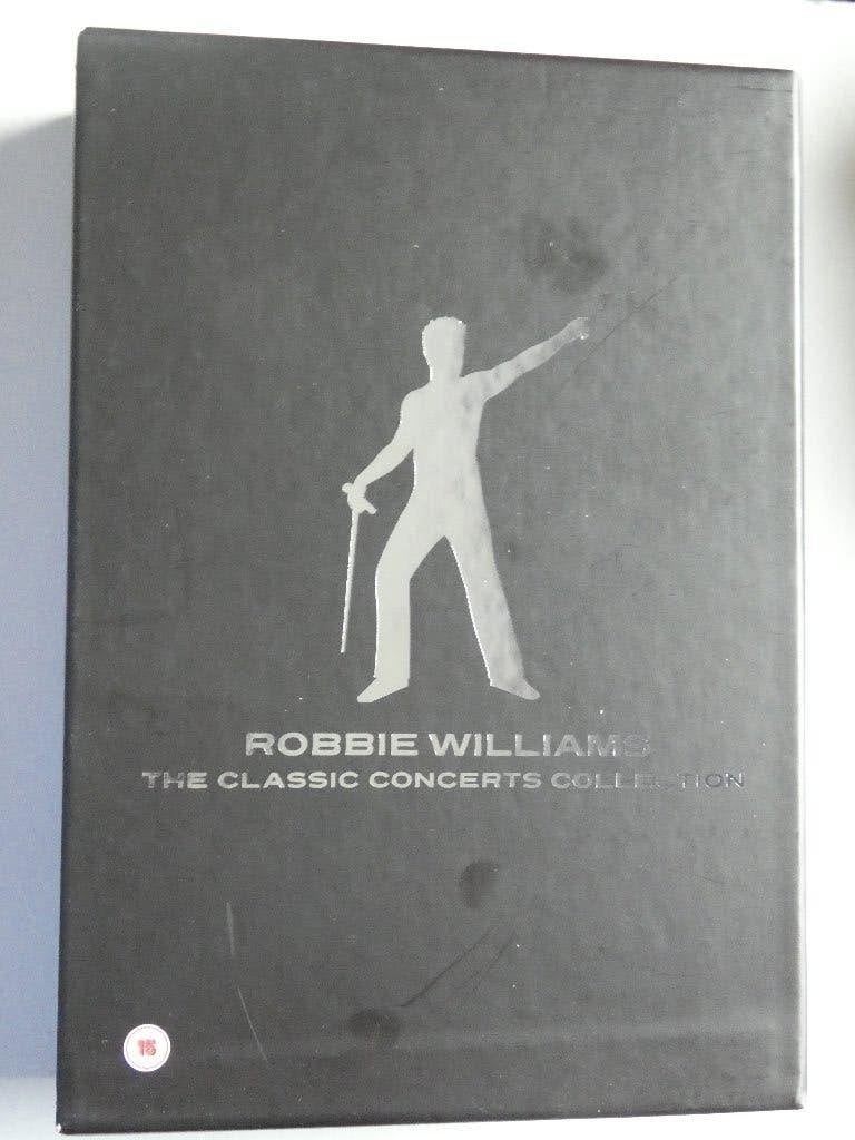 Robbie Williams - The Classic Concert Collection 3dvd box, Alle leeftijden, Verzenden, Gebruikt