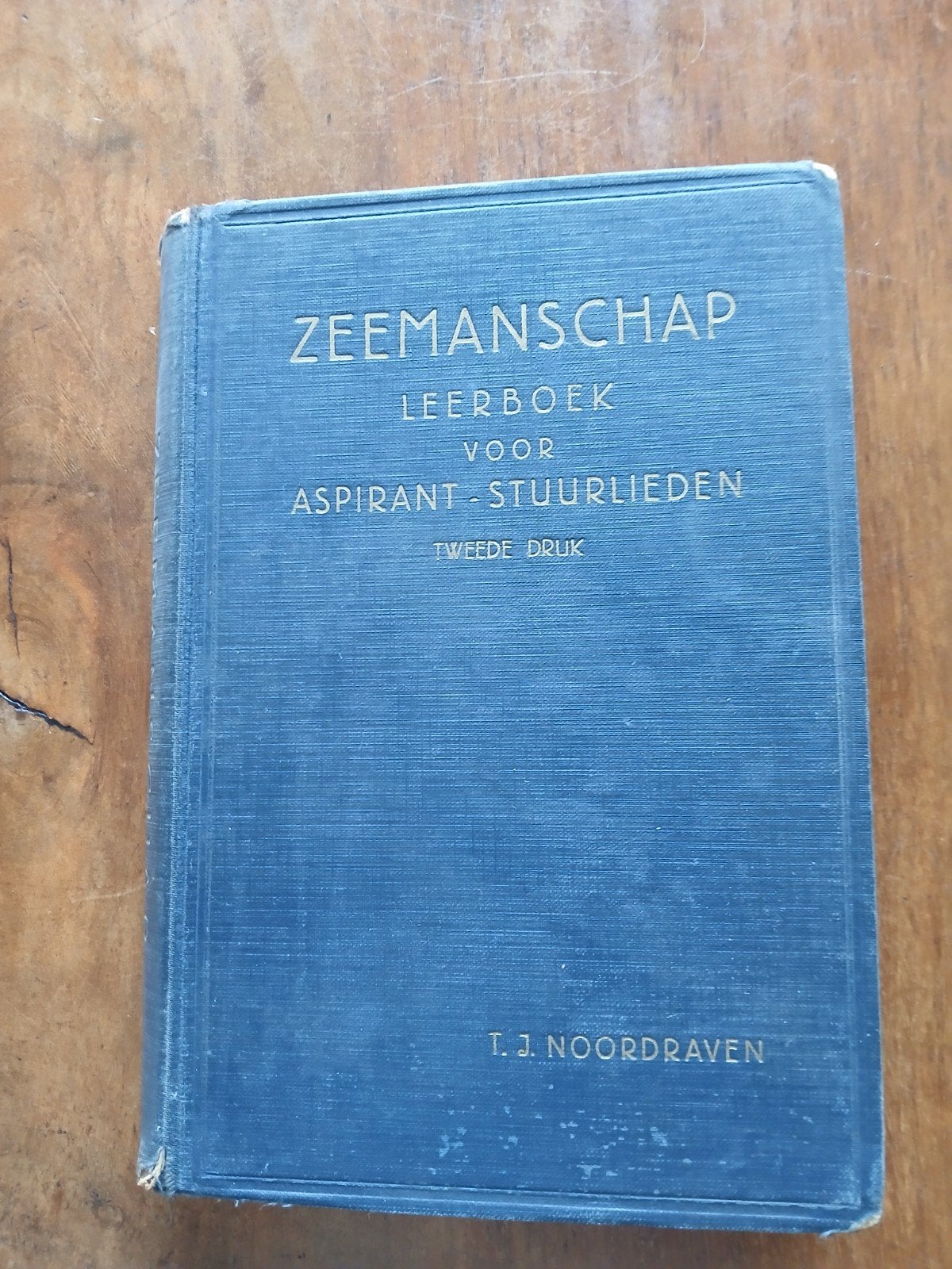 WD015 Zeemanschap Leerboek voor Aspirant-Stuurlieden (1938), Verzamelen, Scheepvaart, Ophalen of Verzenden