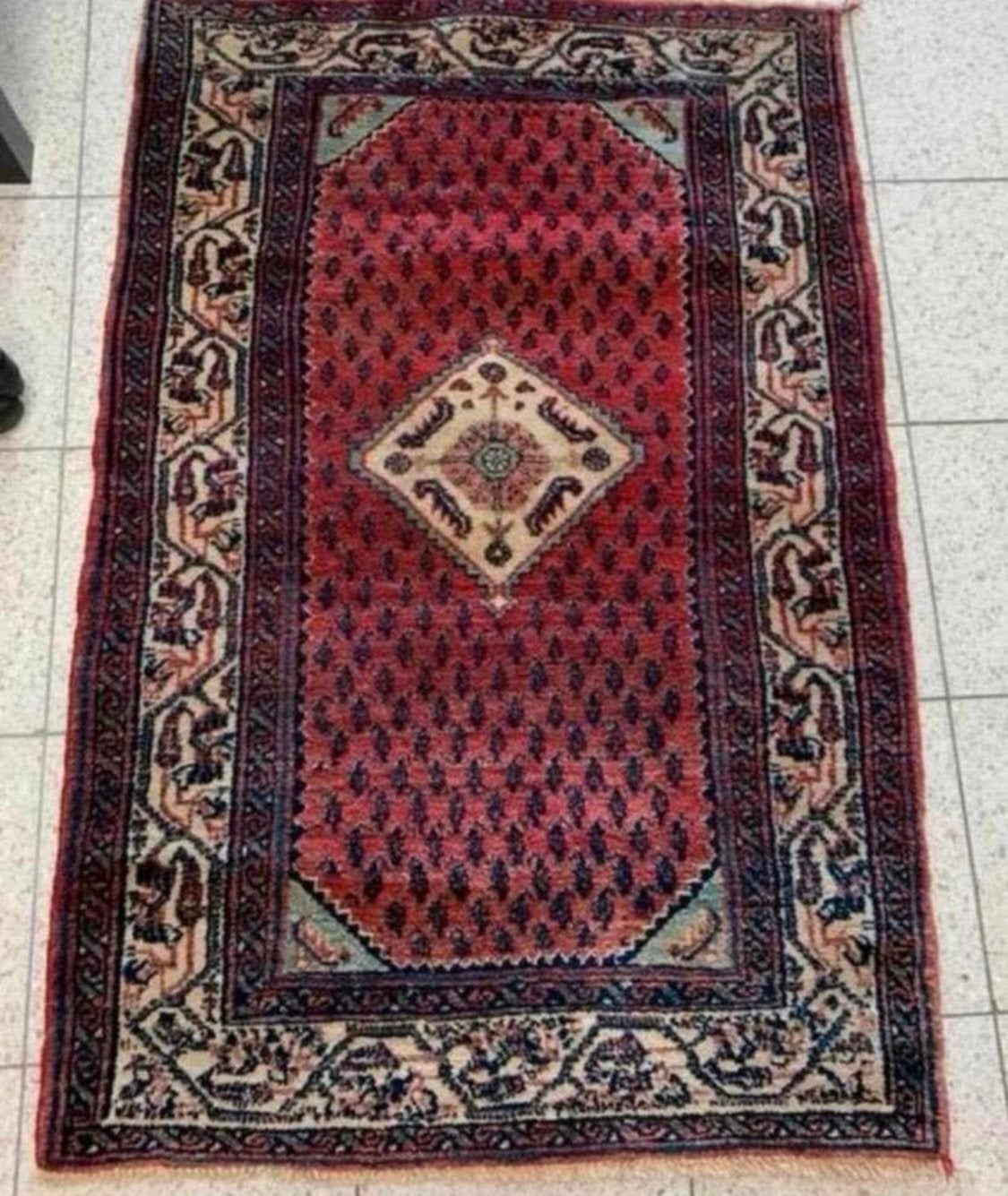 Kleed Heriz-tapijt prachtig voorbeeld van Perzisch tapijt, Ophalen of Verzenden