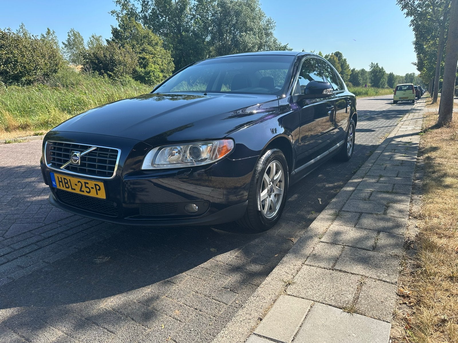 Volvo S80 2.5 T Geartronic 2009 Blauw, Auto's, Volvo, 1800 kg, Blauw, 2521 cc, 10 km/l