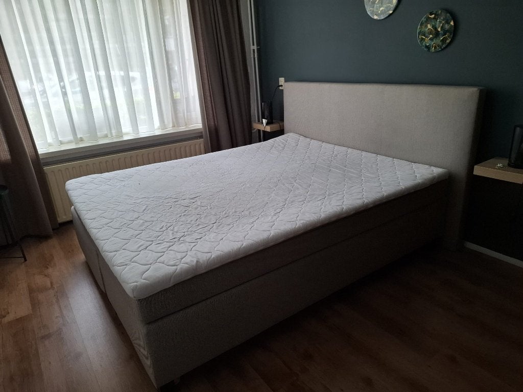 BOXSPRING BED, Ophalen, Gebruikt, Tweepersoons, 180 cm