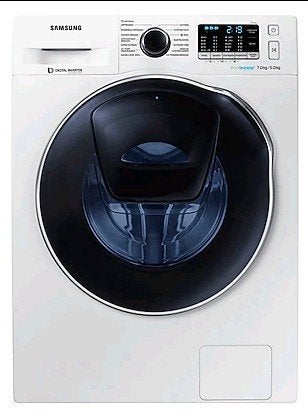 Samsung Addwash Was-droogcombinatie 7-5 Kg 1400t, 6 tot 8 kg, Ophalen, 85 tot 90 cm
