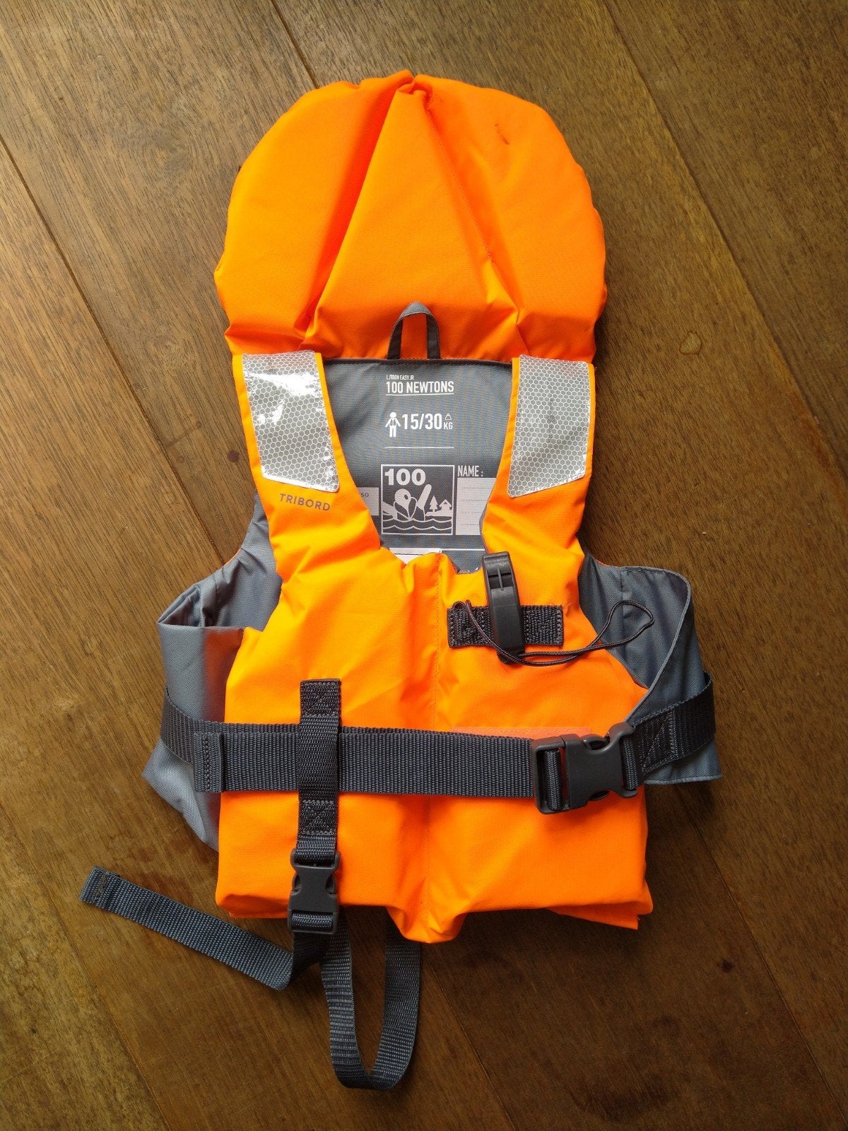 Kinder reddingsvest 100N / 15-30kg, Ophalen of Verzenden, Zo goed als nieuw, Kind, Reddingsvest of Zwemvest