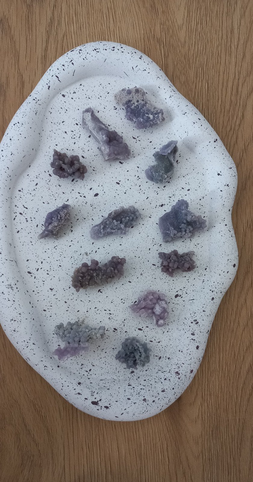 Stukjes druifagaat, Ophalen of Verzenden, Mineraal