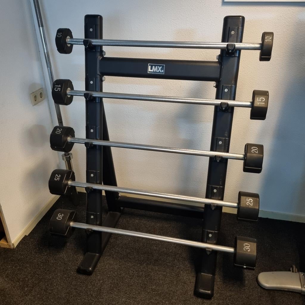 Vaste halterstang 10-30kg, Sport en Fitness, Fitnessmaterialen, Ophalen, Gebruikt, Benen, Overige typen