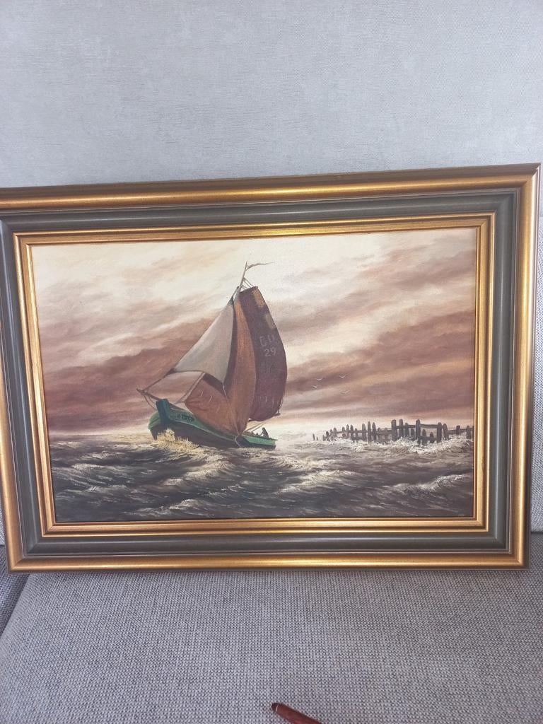 Te koop schilderij Chris Koelemeyer, Antiek en Kunst, Kunst | Schilderijen | Klassiek, Ophalen