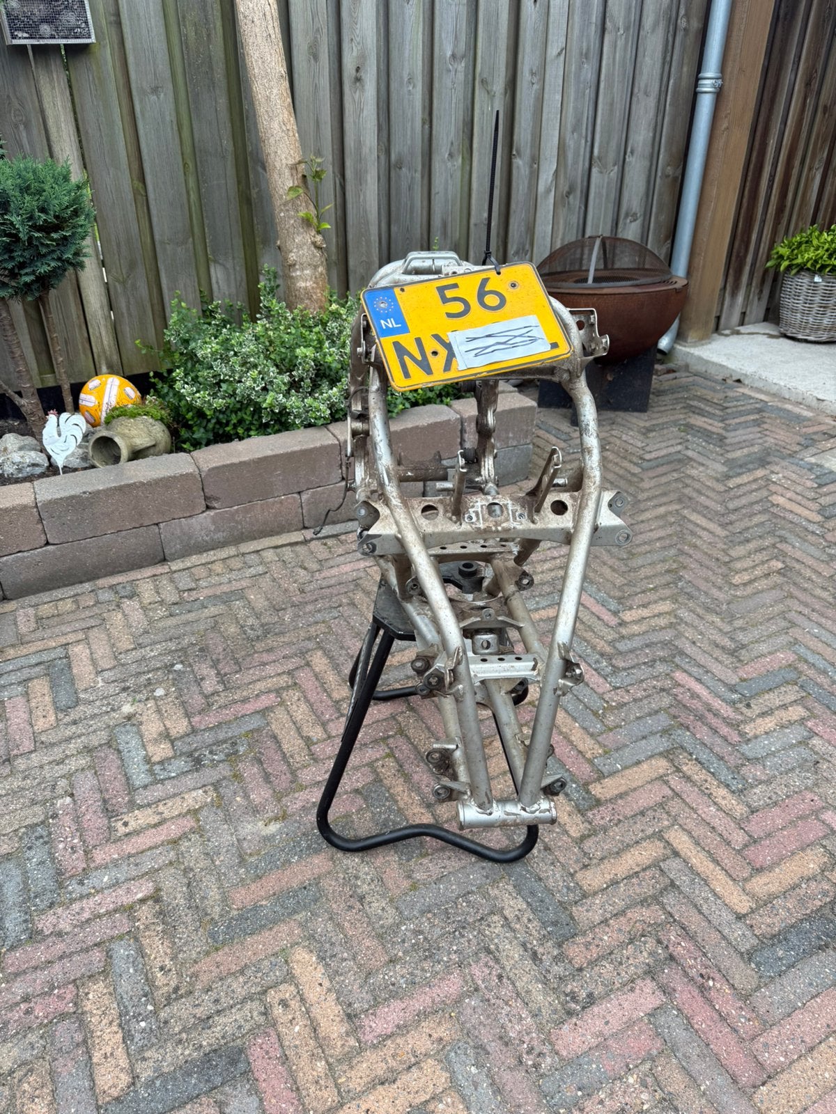 Yamaha yfz450 l7e kenteken frame, Ophalen, Gebruikt