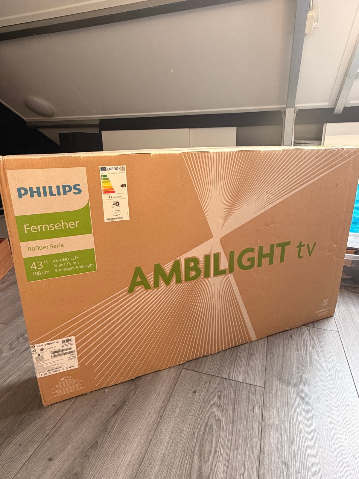 Philips 43PUS8009/12 4K UHD LED Smart TV Ambilight, Ophalen, Philips, LED, 50 Hz