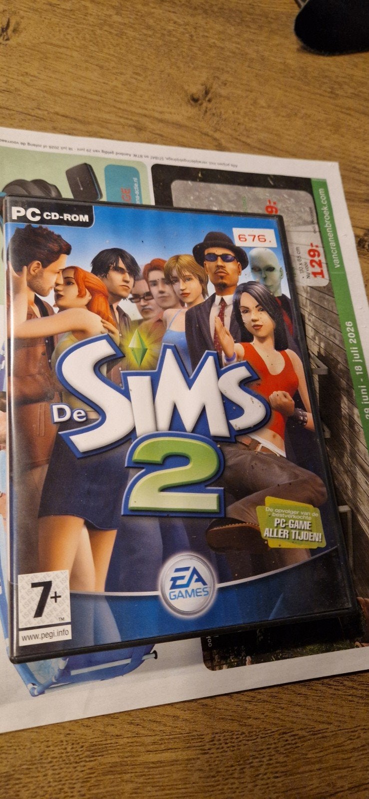 De Sims 2 PC CD-ROM - Levenssimulatie Game, Gebruikt, 1 speler, Ophalen of Verzenden, Vanaf 7 jaar