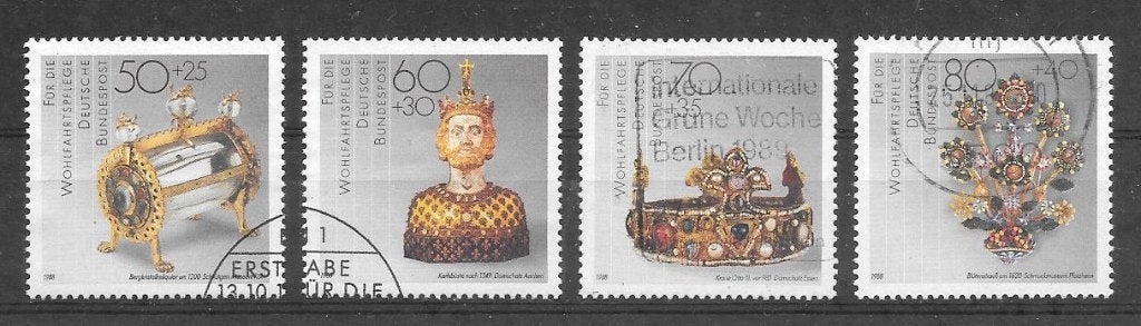 Duitsland - BRD 1988 Smeedkunst, Verzenden, BRD, Gestempeld