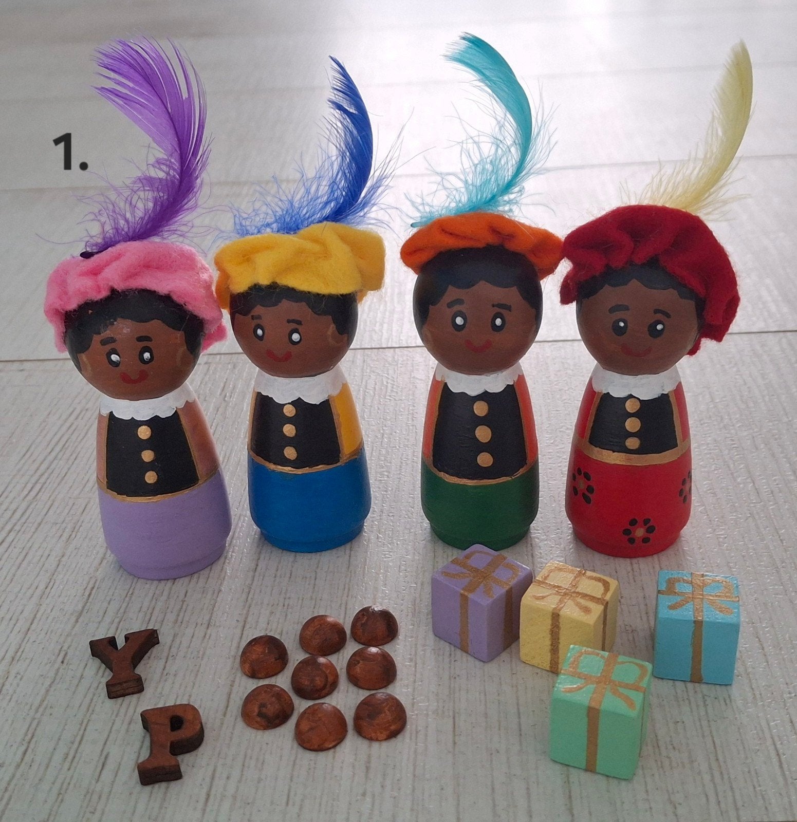 pegdolls ouderwetse Pieten, Ophalen of Verzenden, Nieuw