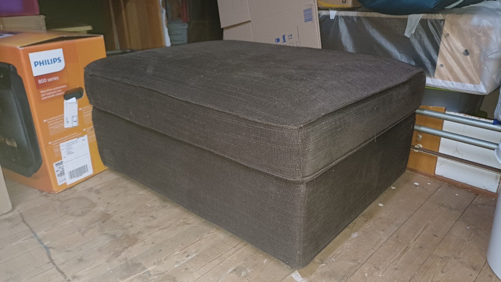 Ikea kivik hocker / poef met opbergruimte, Ophalen, Zo goed als nieuw, Rechthoekig, 75 tot 100 cm