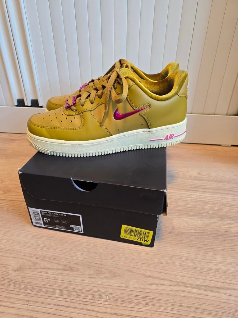 Nike Air Force 1 Bronzine Playful Pink maat 40, Overige kleuren, Nike, Ophalen of Verzenden, Sneakers of Gympen