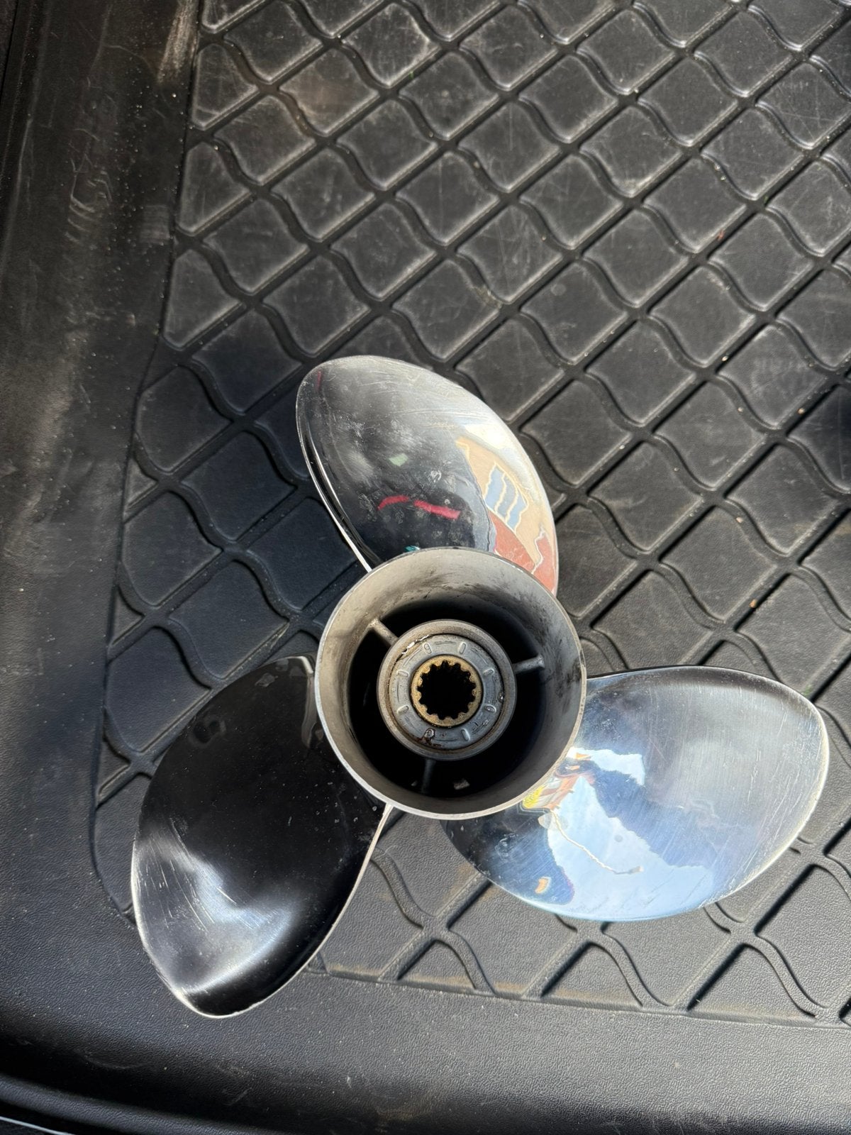 Rvs propeller voor yamaha 13 pitch, Ophalen of Verzenden, Zo goed als nieuw, Motor en Techniek, Motorboot