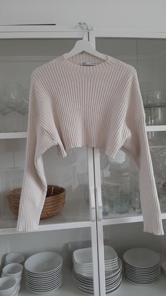 Zara Cropped Trui Dames - Maat S, Ophalen of Verzenden, Zo goed als nieuw