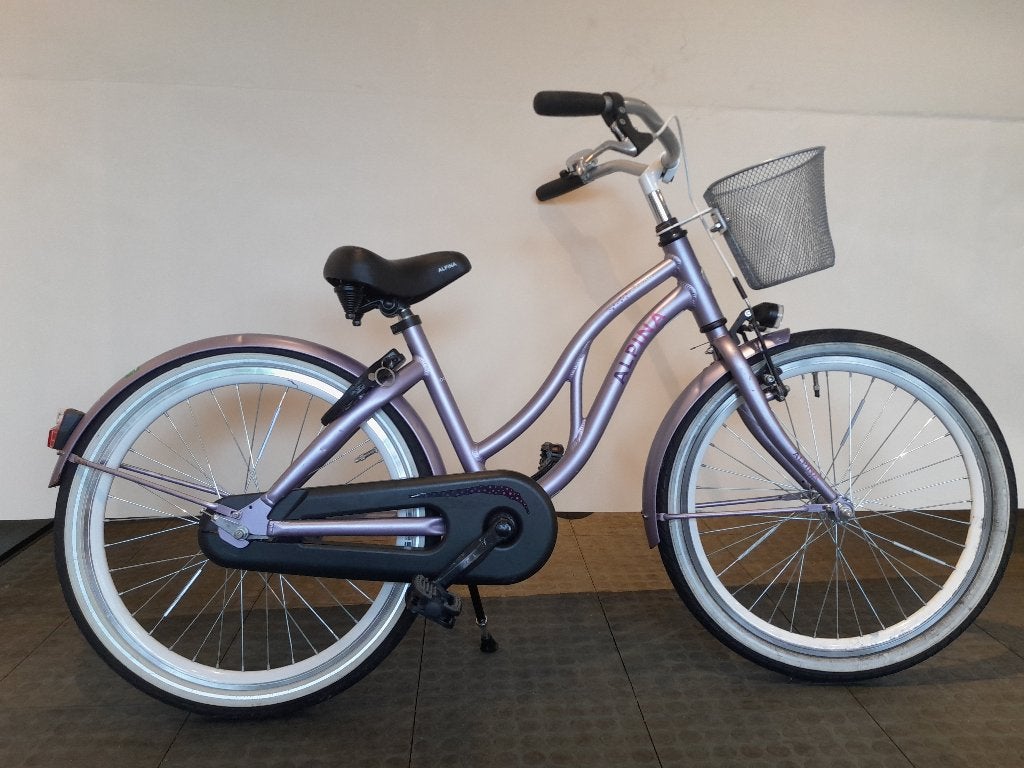 Diverse 22 inch meisjesfietsen: Alpina, Loekie, Batavus, enz, Ophalen, Terugtraprem, 22 inch, Gebruikt