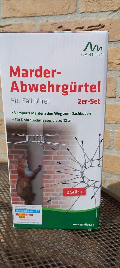Gardigo Marter Afweergordel - Nieuw in doos (2 stuks), Ophalen of Verzenden, Nieuw, Ongediertebestrijding