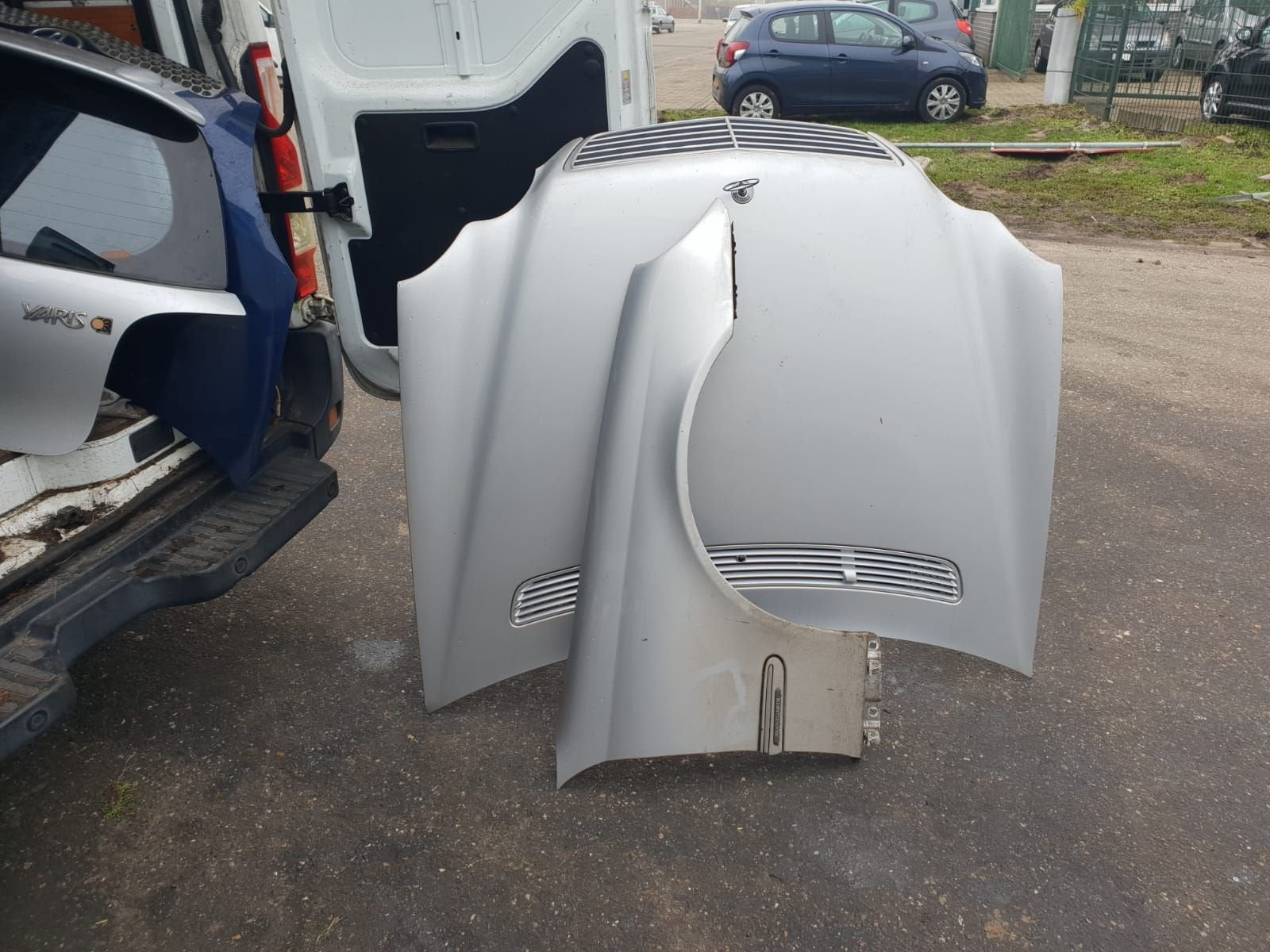 MERCEDES C KLASSE W203 AVANDGARDE VOORSCHERM RECHTS BJ 2002, Gebruikt, -, -, Ophalen of Verzenden