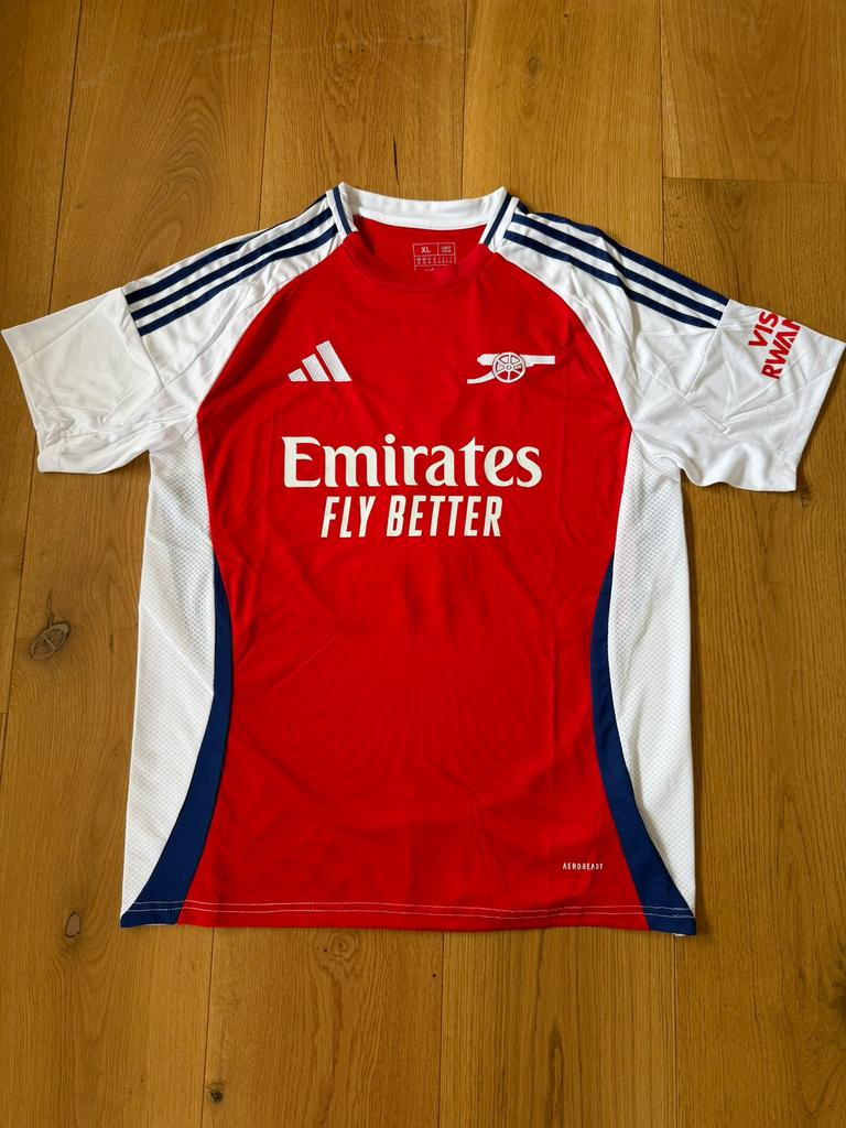 Arsenal voetbalshirt Maat XL Saliba, Ophalen of Verzenden, Voetbal, Rood, Maat 56/58 (XL)