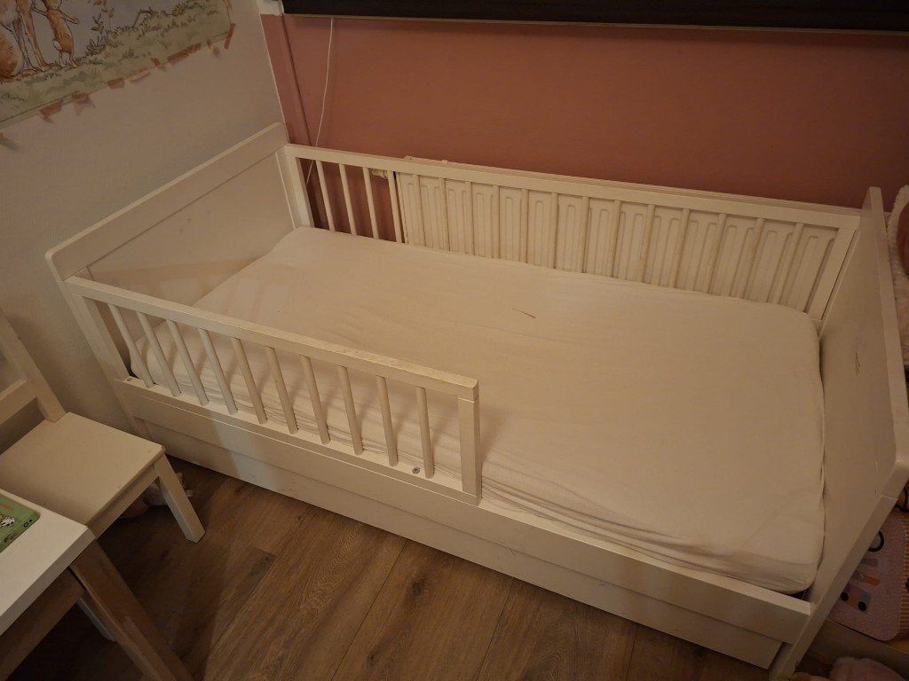 Petit Amelie peuterbed (145x75), Kinderen en Baby's, Gebruikt, 70 tot 85 cm, 140 tot 160 cm, Ophalen