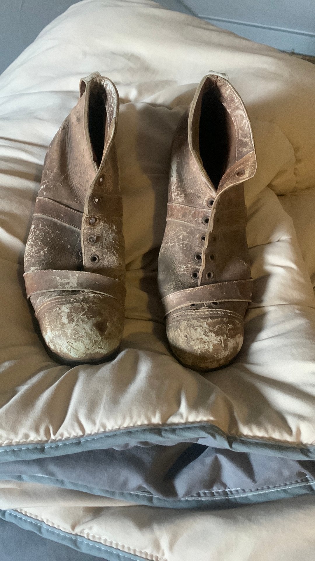 Voetbal/ rugby schoenen circa 1930, Ophalen of Verzenden