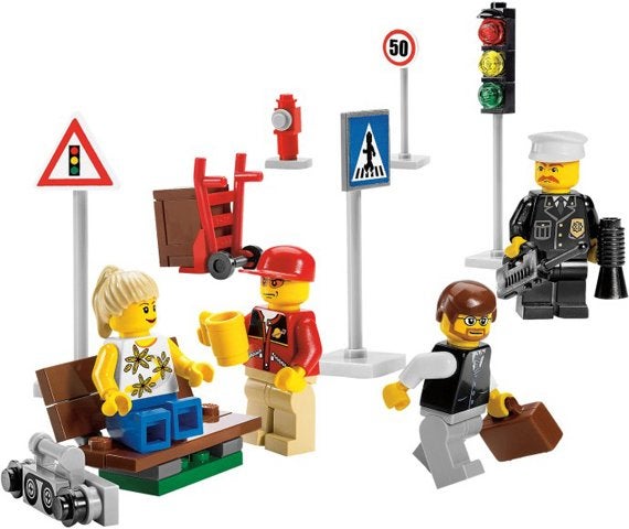 LEGO City 8401 City Minifigure Collection, City, Lego, Nieuw, Complete set