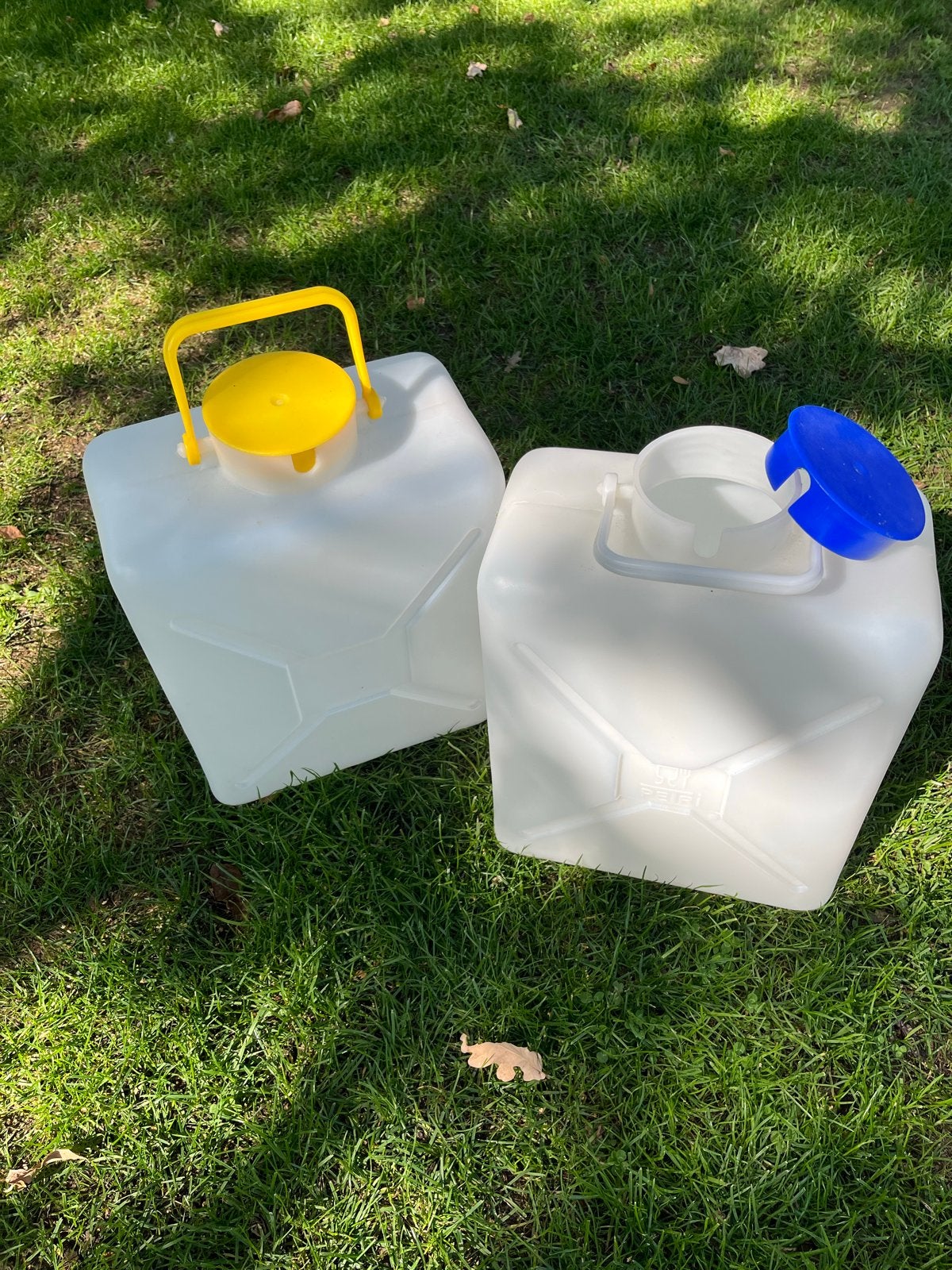 2x Water jerrycans 10L - Ideaal voor kamperen/outdoor, Caravans en Kamperen, Ophalen of Verzenden, Gebruikt