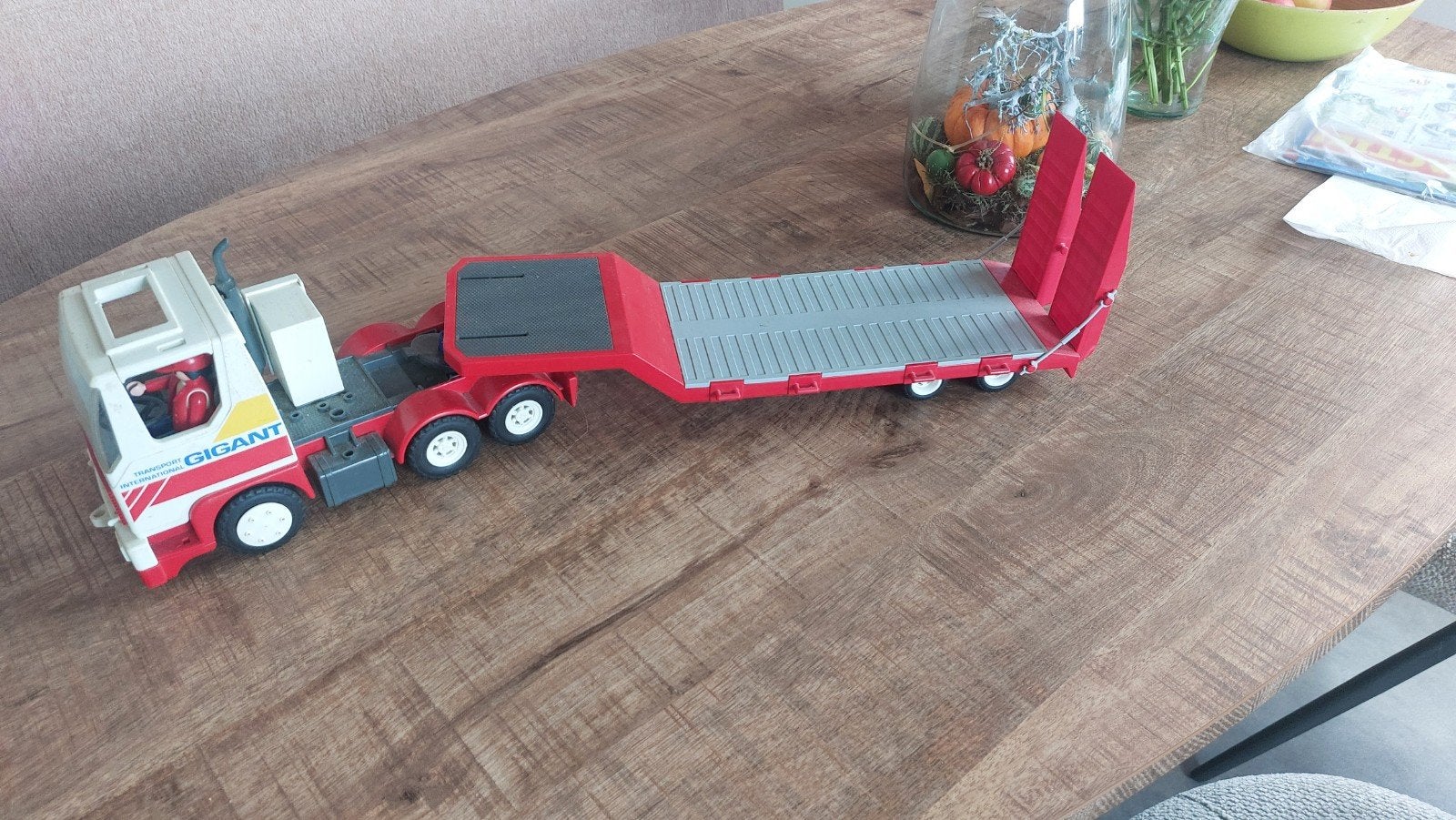 Playmobil Dieplader Transport International (zonder lading), Ophalen, Gebruikt, Losse onderdelen, Voertuig
