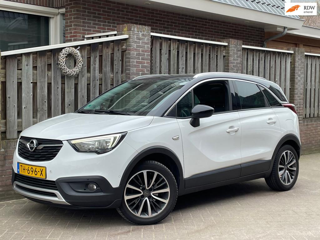 Opel Crossland X 1.2 Turbo Innovation AUTOMAAT, panoramadak,, Auto's, Gebruikt, Euro 6, Wit, Origineel Nederlands