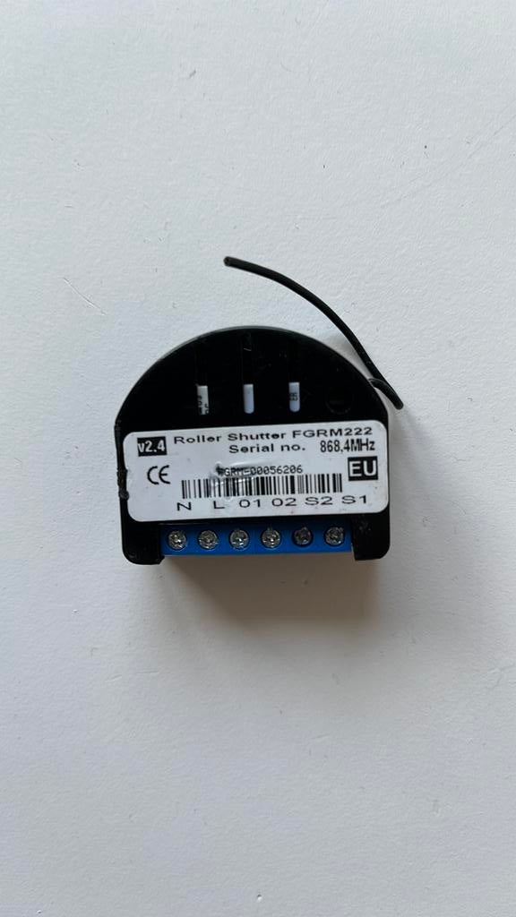 Fibaro Roller Shutter FGRM-222, Hobby en Vrije tijd, Elektronica-componenten, Ophalen of Verzenden, Zo goed als nieuw