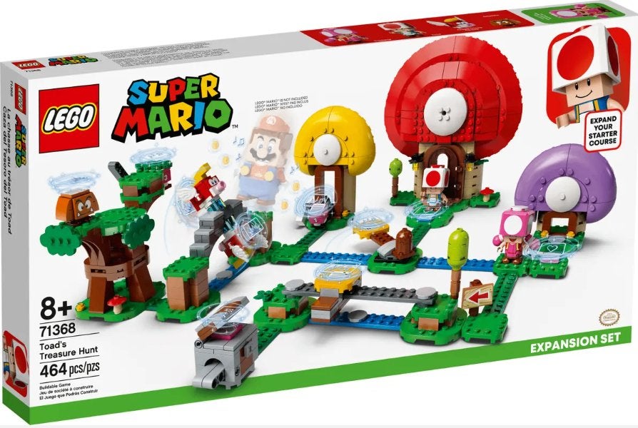 LEGO Super Mario 71368 Toad's Schatzoektocht NIEUW, Overige thema's, Lego, Nieuw, Ophalen of Verzenden