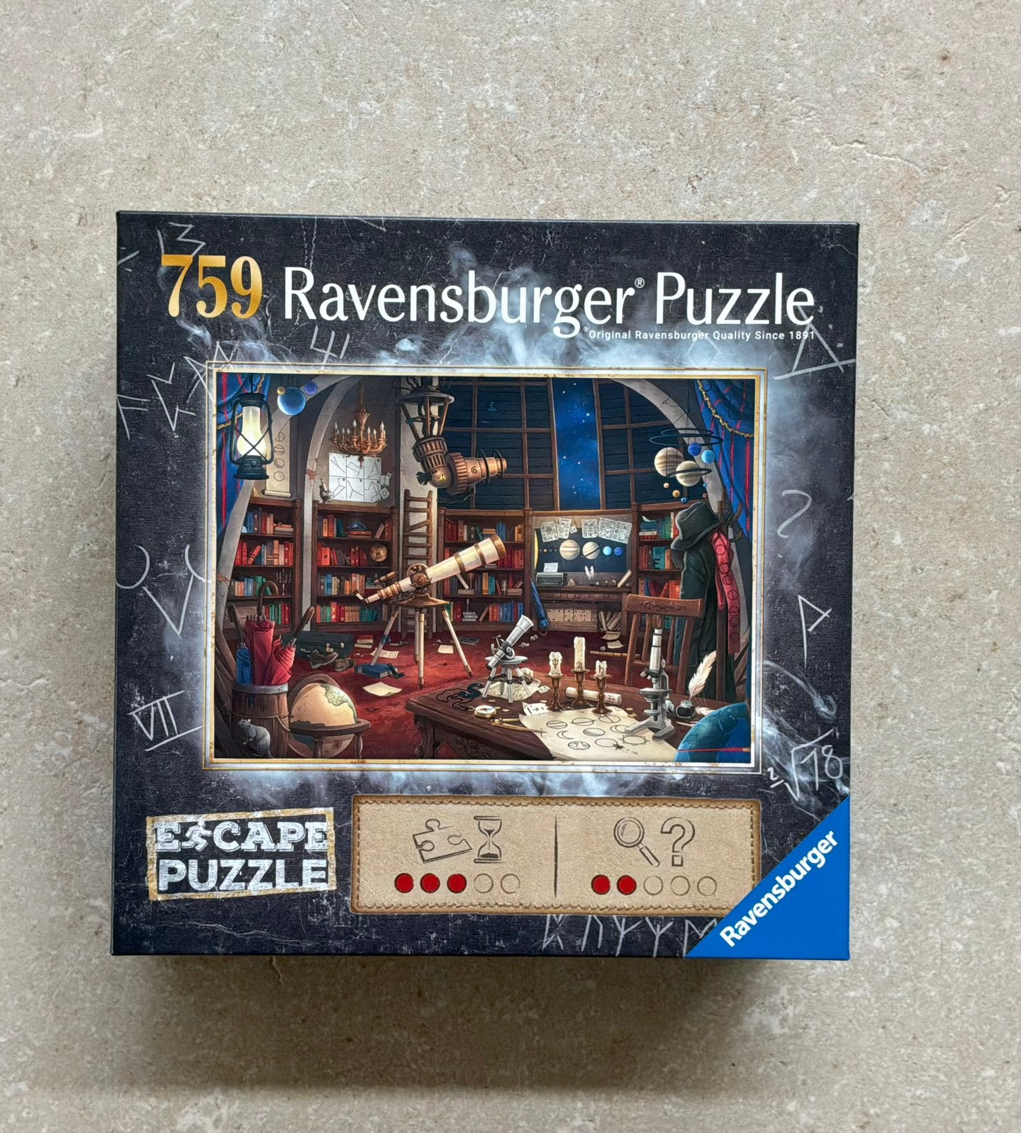 Ravensburger escape puzzel 759 stukjes., Ophalen of Verzenden, 500 t/m 1500 stukjes, Nieuw, Overige typen