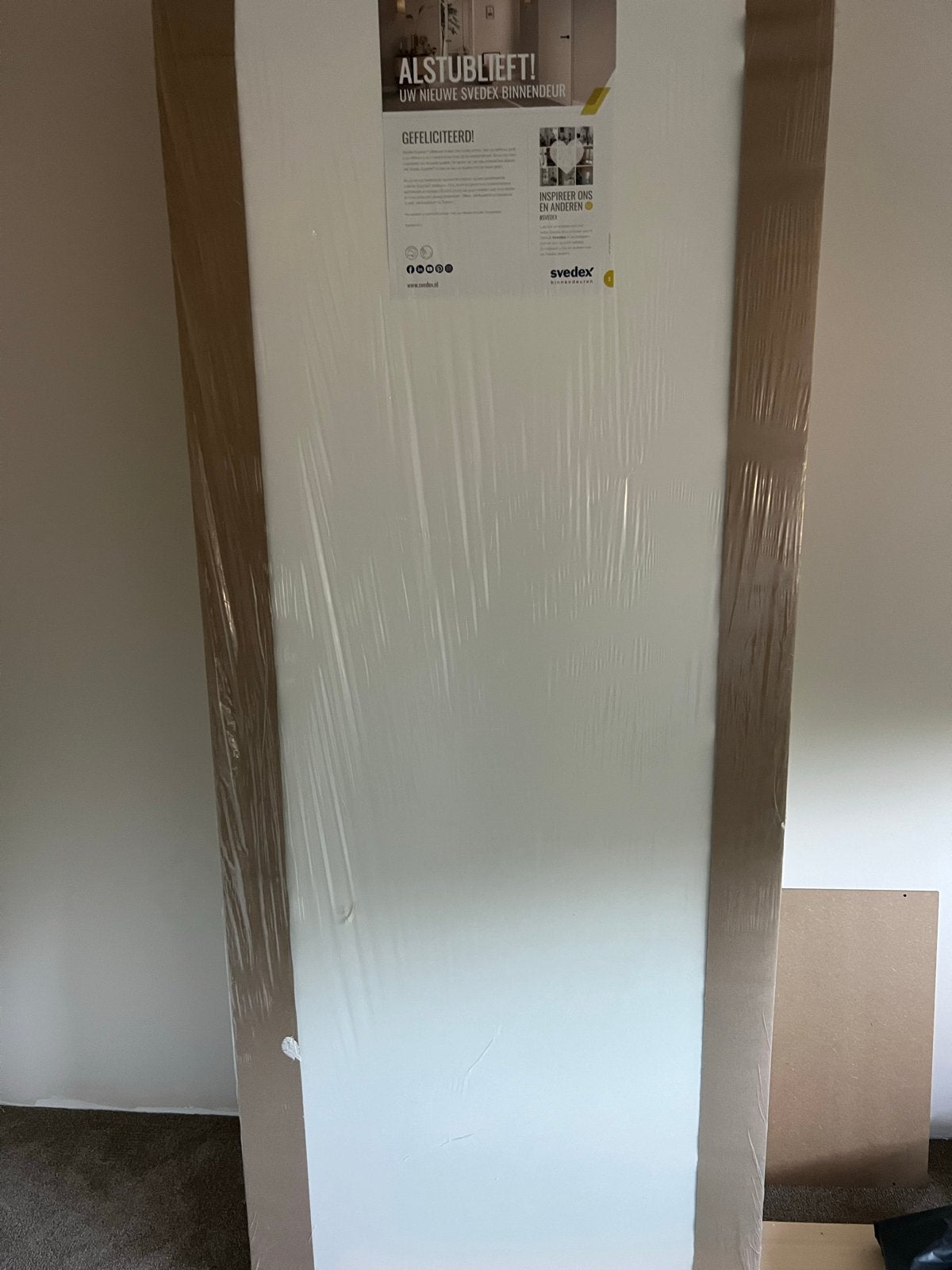 Svedex Superlak SL 1.0 Geluidswerende Binnendeur Nieuw, Ophalen, 80 tot 100 cm, Binnendeur, Nieuw