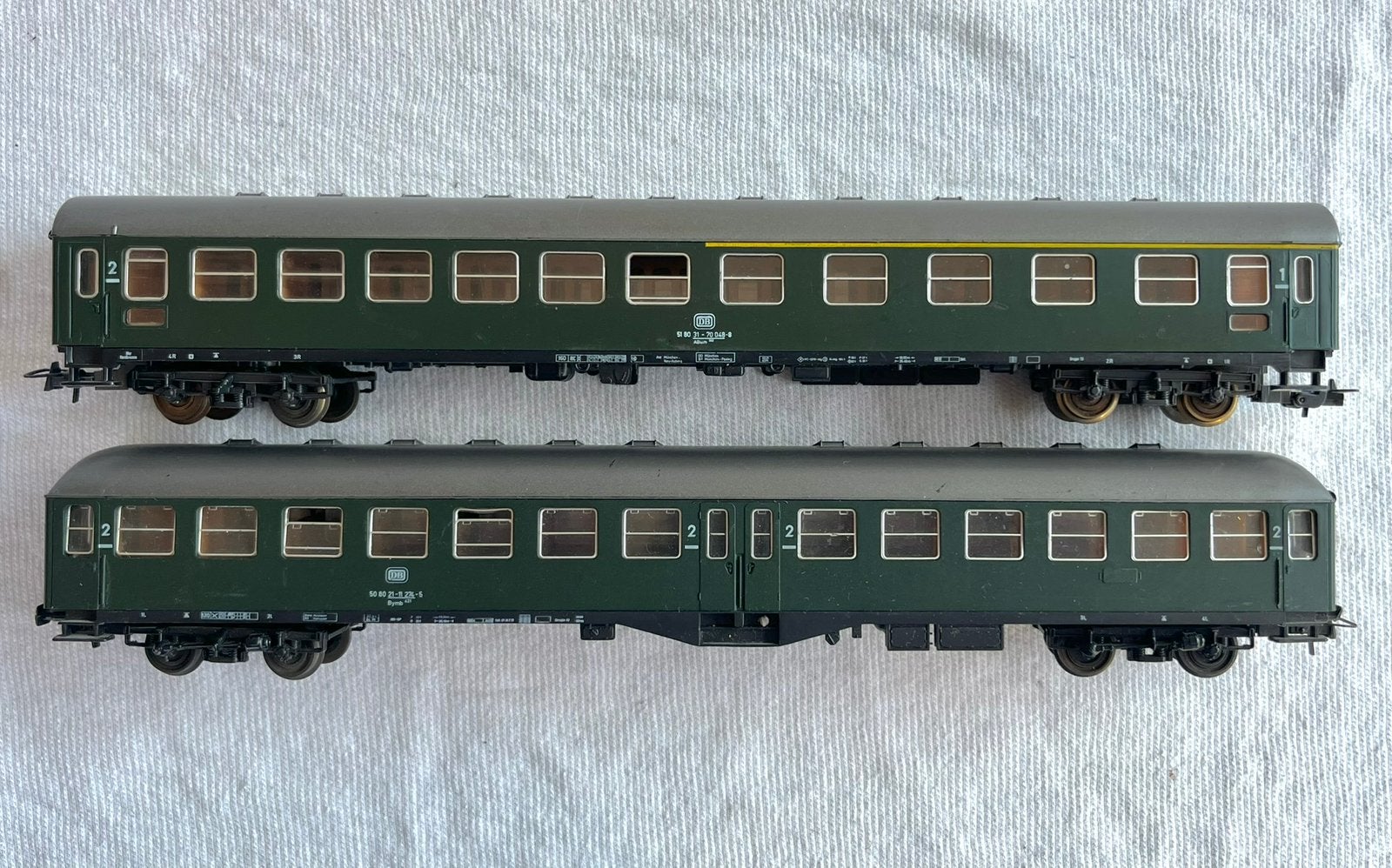 Roco DB 1/2e & 2e klas rijtuigen H0, Hobby en Vrije tijd, Modeltreinen | H0, Gebruikt, Gelijkstroom, Wagon, Ophalen of Verzenden