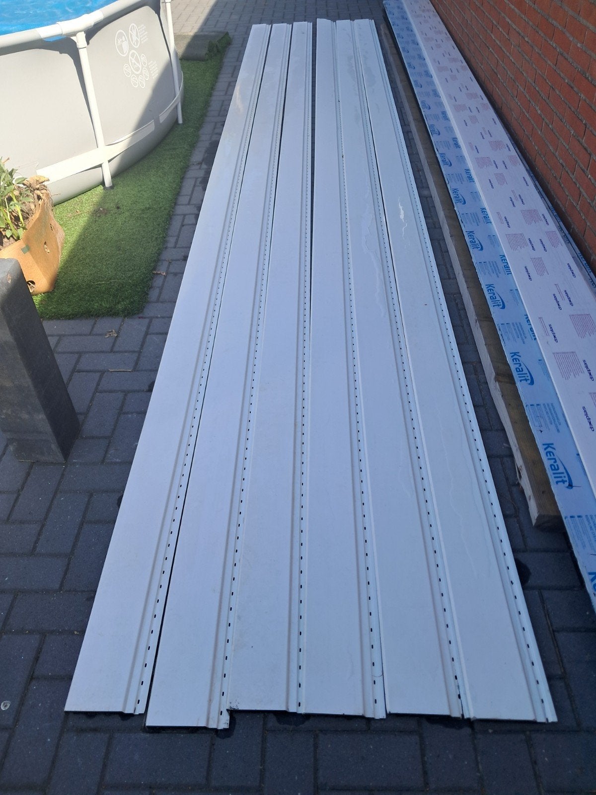 Keralit gevelbekleding - Wit - Diverse lengtes, Ophalen of Verzenden, Gebruikt