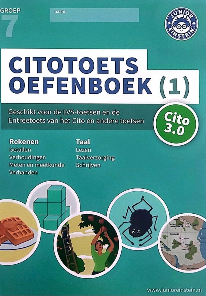 Citotoets oefenboeken, junior einstein. Groep 7, Boeken, Ophalen, Zo goed als nieuw
