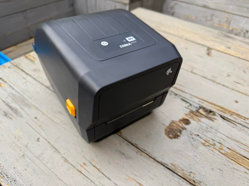 Zebra ZD220T Labelprinter met labels en lint, Zwart-en-wit printen, Printer, Ophalen of Verzenden, Zo goed als nieuw