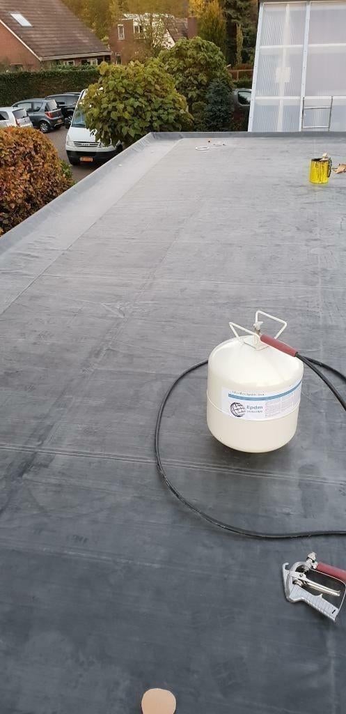 Firestone Dakfolie 1.14 mm, fr label € 11,75m2, Doe-het-zelf en Verbouw, Dakpannen en Dakbedekking, Steen of Klei, Zwart, Overige typen