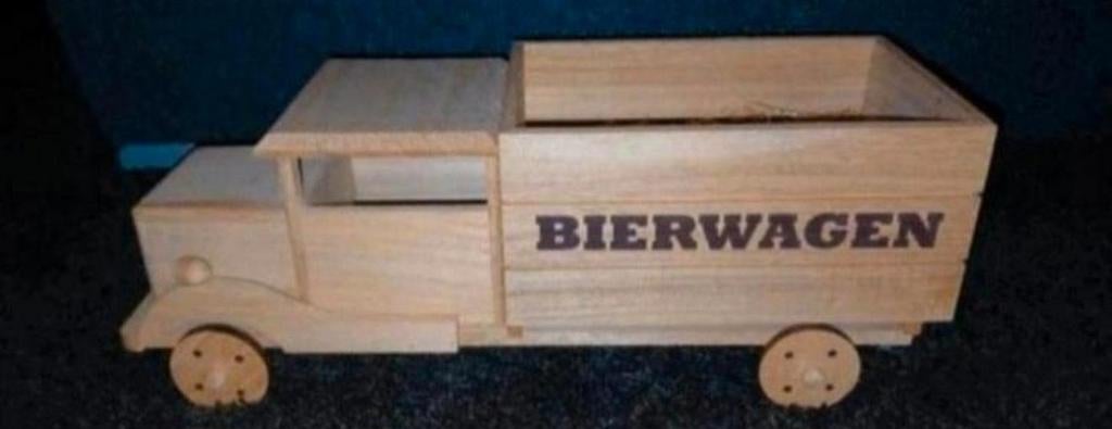 Nieuw: houten bierwagen., Ophalen of Verzenden, Nieuw
