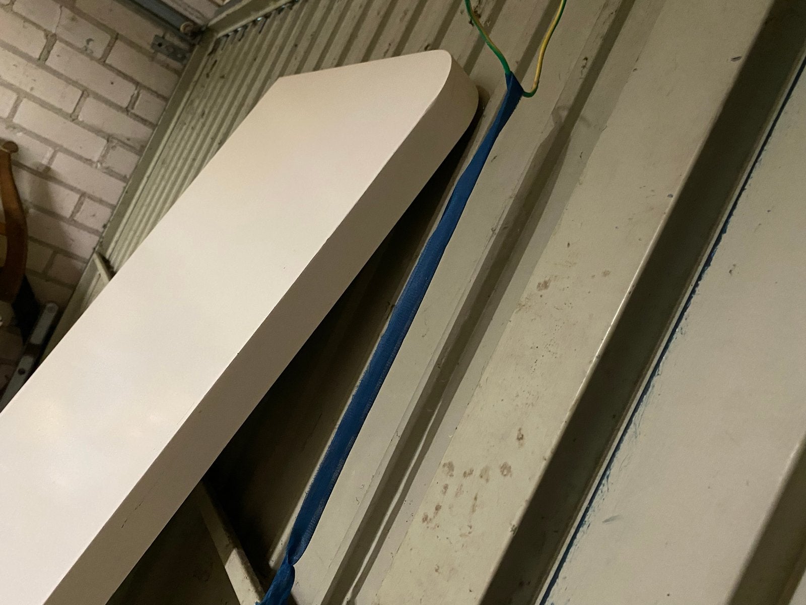 Mooi wit werkblad 190x45,5x4cm., Ophalen, Overige typen