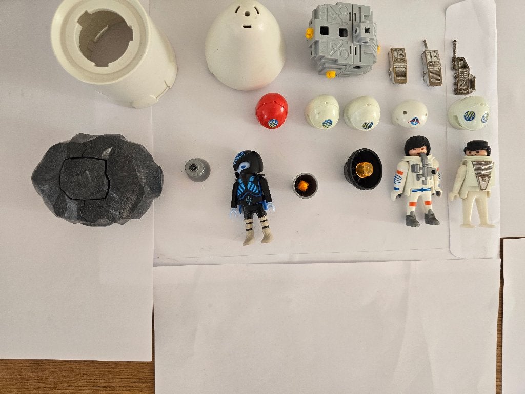Onderdelen en figuren Playmobil space, Kinderen en Baby's, Speelgoed | Playmobil, Ophalen, Gebruikt, Losse onderdelen, Overige typen