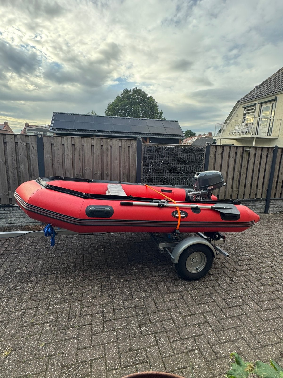 BOOT + TRAILER + MOTOR 6pk 2022, Watersport en Boten, Ophalen, Zo goed als nieuw, Overige typen