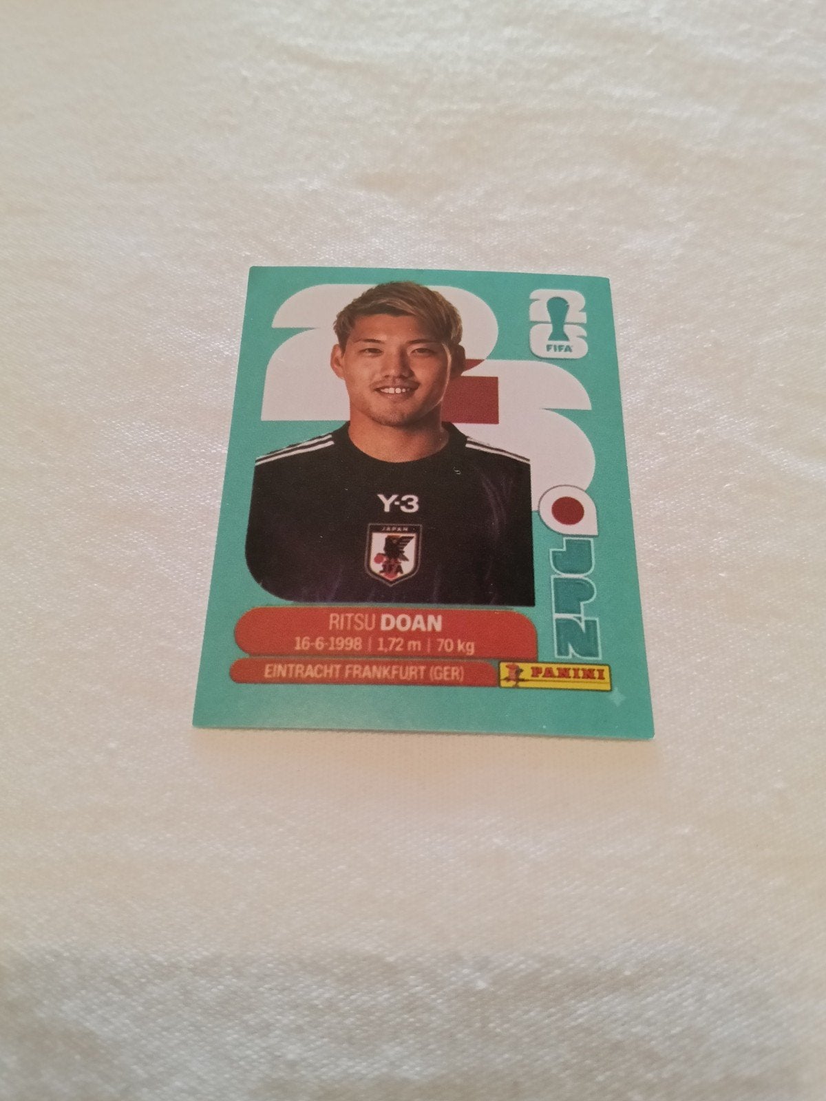 Panini FIFA 365 2022 Ritsu Doan Sticker Eintracht Frankfurt, Ophalen of Verzenden