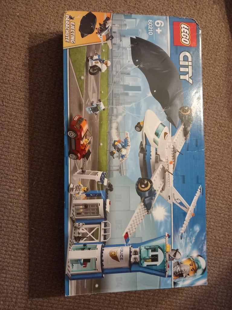 Lego City 60210 Luchtpolitie Sky Politiebasis, City, Lego, Nieuw, Ophalen of Verzenden